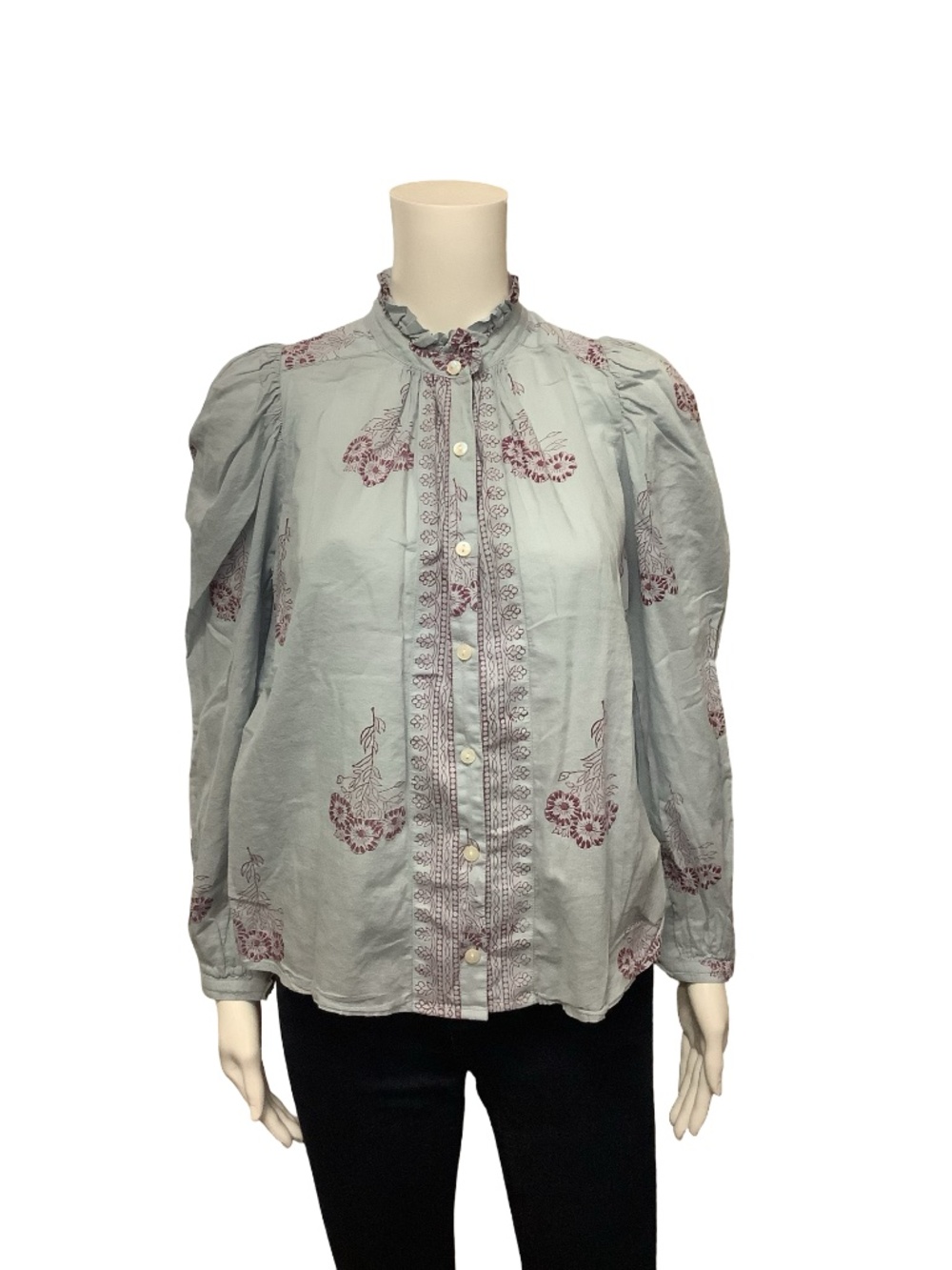 Alix of Bohemia Floral Print Button Down Top Size: XS